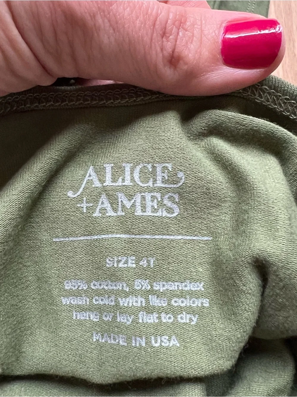 Alice and Ames Olive Green Wide Leg Romper size 4 girls